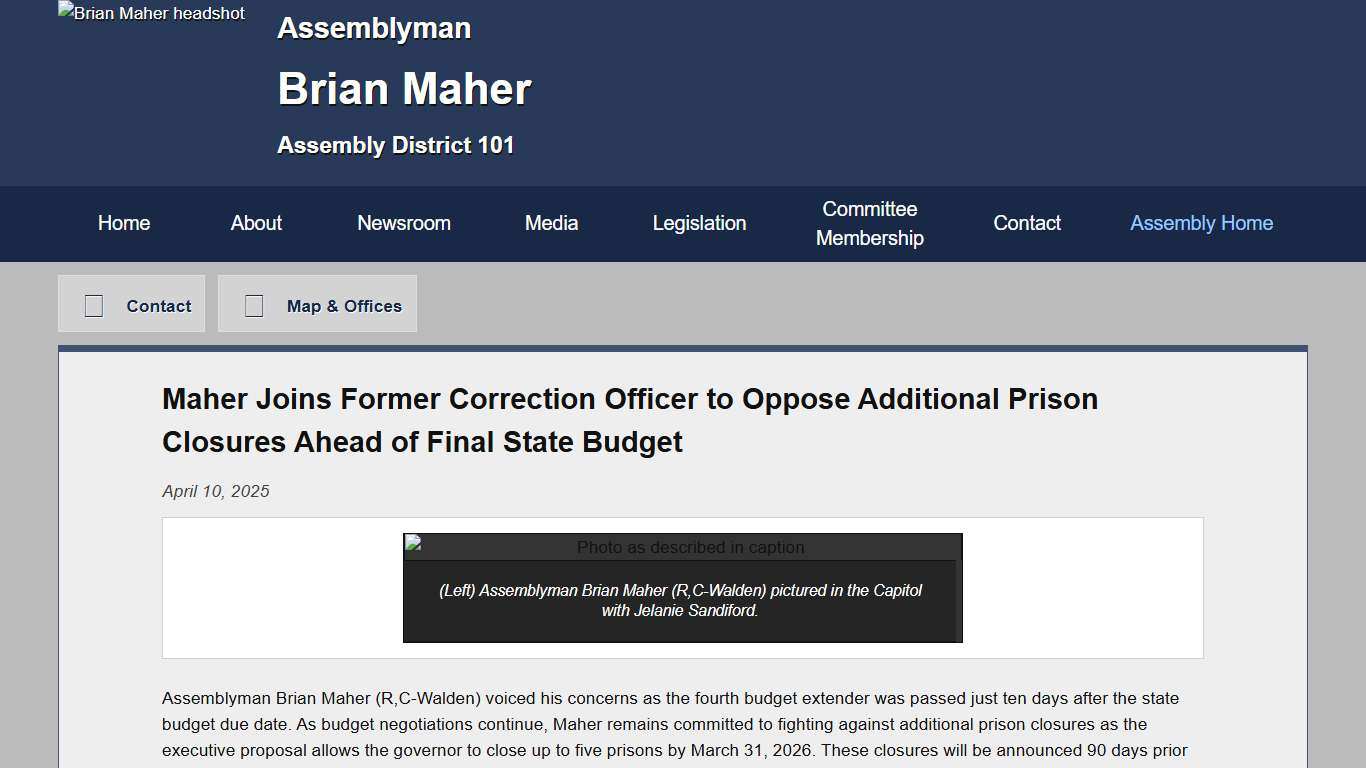 Brian Maher - Assembly District 101 |Assembly Member Directory New York State Assembly